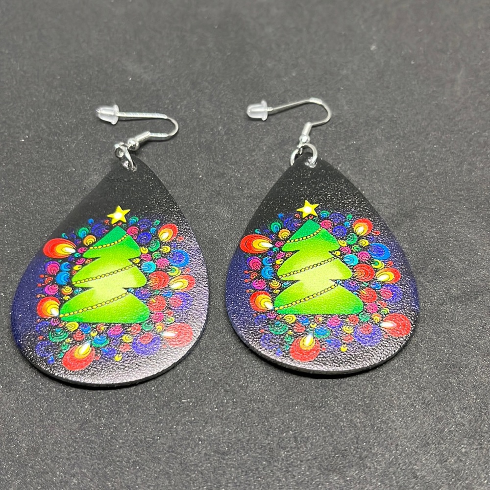 Earrings Christmas tree